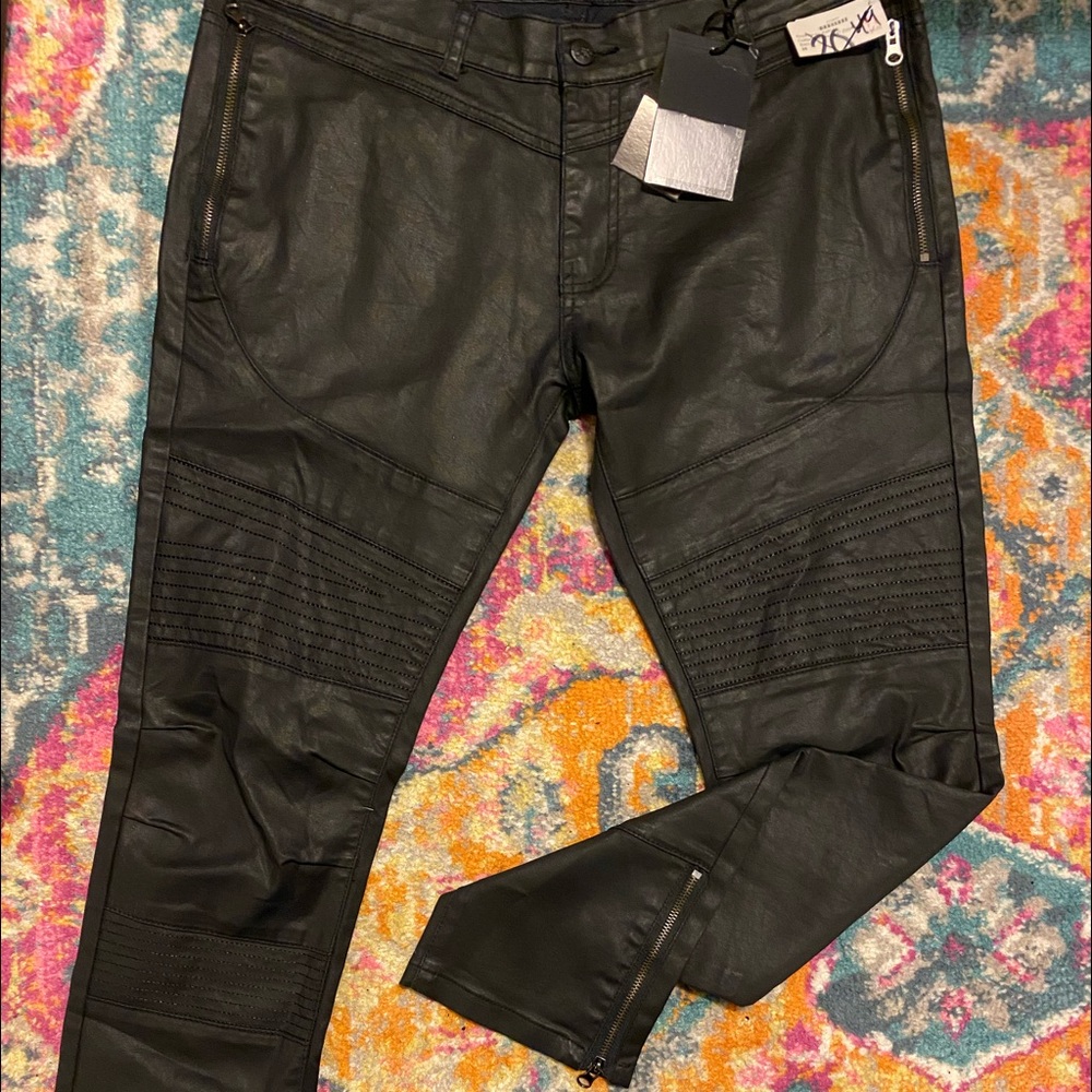 Mens black denim
